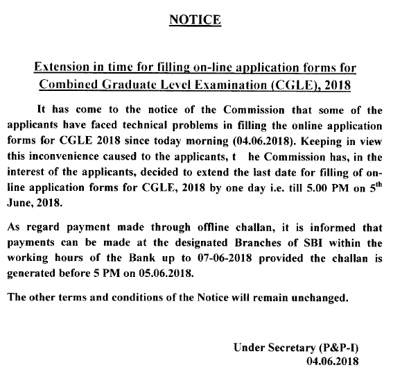 RACE Institute SSC CGSL Date extended 2018