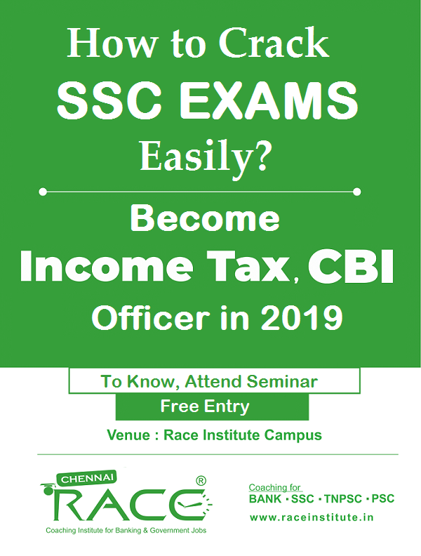 how to crack ssc exams - attend free seminar and crack income tax cbi like exams in 6 months - sure central govt job - attend for free class - ssc training