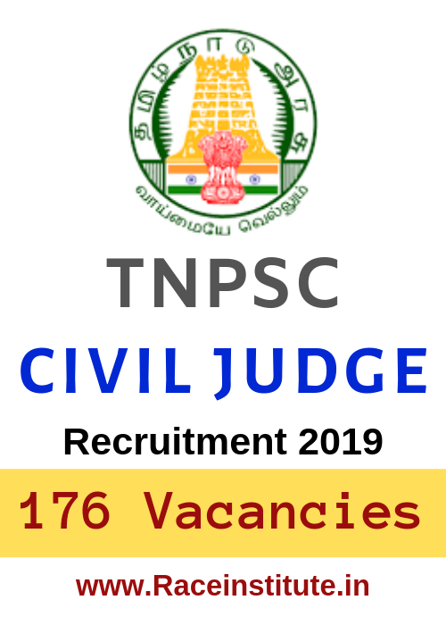 TNPSC Civil Judge Recruitment 2019 – 176 Vacancies - Apply